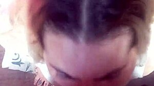 Morning slut craves black cock cum in mouth facial