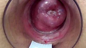 Japanese Milf Cervix Pounded by German Penis Dildo and Chopsticks