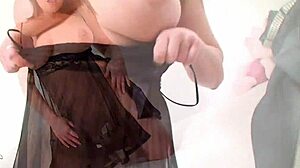 terri sweet's huge natural tits bouncing in striptease fun