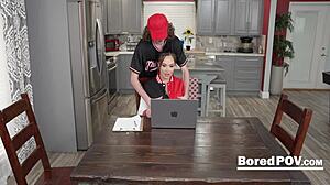 cougar coach jodie moans huge tits freeuse fuck journey