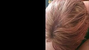 master trains bitch deepthroat to swallow full sack cum