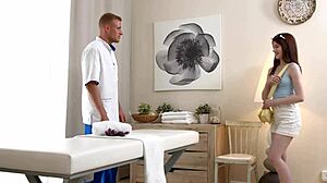 Hot Pearl's Sensual Massage Leads to Creampie Finish