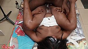 Romantic Couple's Juicy Missionary Fuck Before Church Dripping Wet