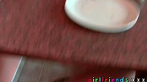 Girlfriend's sexy British half-Asian friend cums with great ass?