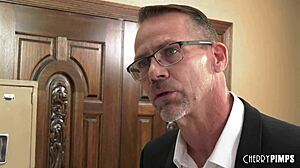 i got caught with professor now craving double cocks for a-grade threesome thrill