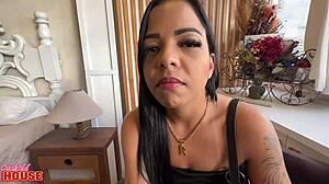 girlfriend cheats with three guys – taking cock in hot orgy?