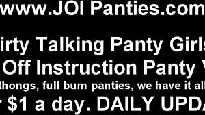 Peek My Hot New 18+ Panties While I Jerk Cock Pov