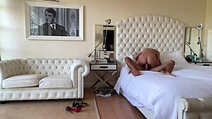 nikita reznikova's wild hotel fuck ends with screaming messy facial 😈💦