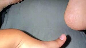 colombian student fingers juicy pussy to wild orgasm