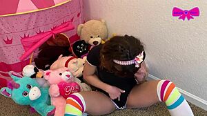 omg super taboo ddlg abdl little dakota marr dp deepthroat dirty talk moans pigtails