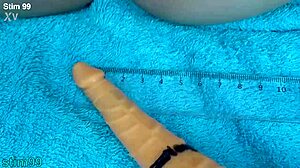 Japanese Milf Cervix Pounded by German Penis Dildo and Chopsticks