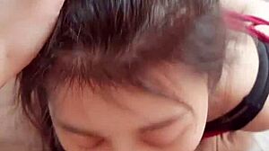 bound feet fetish babe licks cum during intense blowbang bondage session