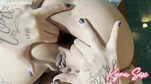 cameraman fists blonde gaping asshole deep wet