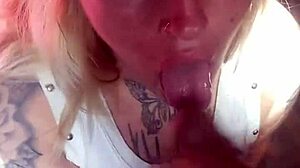 Morning slut craves black cock cum in mouth facial
