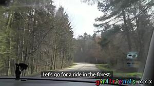 Girlfriend's sexy British half-Asian friend cums with great ass?