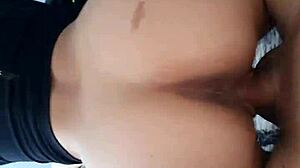 woke up my stepsis for her first anal cowgirl and doggy creampie ride