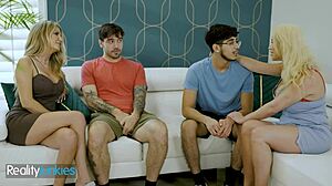 naughty milf spencer scoot sneaks diego perezs thick cock play behind moms back