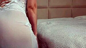 blonde brazilian dances and twerks without panties