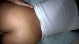 petite latina schoolgirl takes classmate's rough anal creampie load