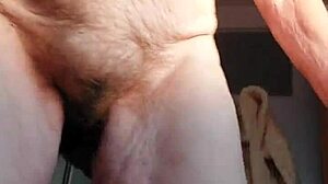 granny stuff that dildo deep in hairy pussy now?