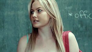 milf teacher straps on monster dildo fucking young student hard