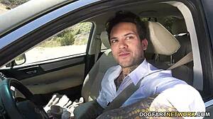 Stranger Pounds Skinny Ebony Jada Doll Creampie