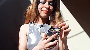 Bonneyuwu Sexy Latina Cosplay Outdoor Tease