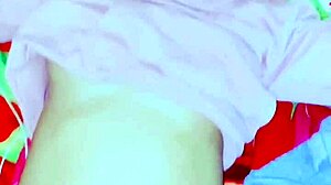 Indonesian hijab teen squirts on vibrator live 👀💦