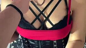 my submissive devil debora prado smokes then strokes my cock hungrily