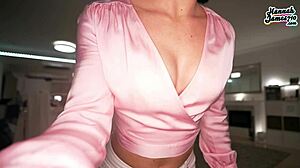 Sexy Sheer Thong And Bra Tease By Hannahjames710