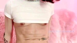 i get so wet flashing my petite asian pussy and big clit for you all