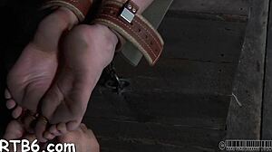 Master Roughly Punishes Tied Chick's Wicked Sins Hard!