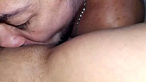 Craving to suck this milf's huge bushy clit and fat pussy?