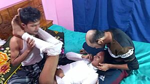 mmf bengali hanif popy khatun manik mia tight pussy loves two hard cocks rough 3some