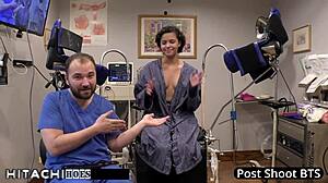 freshman rebel wyatt hitachi vibrated to orgasm by tampa doctor