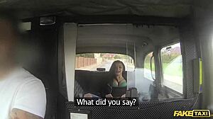 Fake Taxi Brunette Works Out Sweaty Pussy on Thick Driver Cock Ride