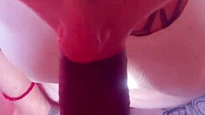 Morning slut craves black cock cum in mouth facial