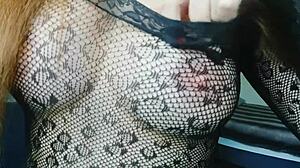 redhead milf wife reveals every pussy detail up close