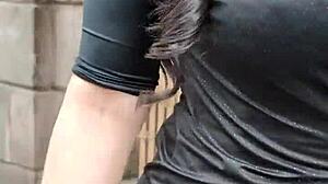 Maestra vénézuélienne apprend moves danse hot novice latino