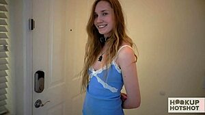 feel claire roos' tight ass stretch around bryan gozzling's monster cock?