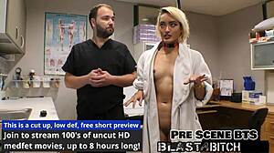 Channy Crossfire roleplays nurse sucking patient dick creampie pov