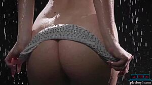 Kenna James big ass petite milf blonde strips hot solo playboy tease