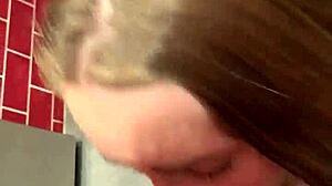 pretty laney grey pawg teen sucks huge cock pov swallowing cum homemade