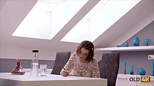 Old Wise Gentleman Fucks Young Beautiful Indian Girl