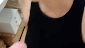 german milf prostitute sandra deepthroats cock and swallows cum