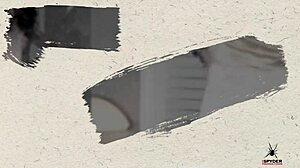 jazmin models two-tone bikini in steamy photoshoot session