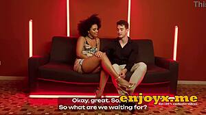 Brunette selva skips breakfast for kitchen cowgirl pounding and facial cum