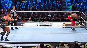 Seth Rollins battles Austin Theory and Bobby Lashley at Survivor Series 2022
