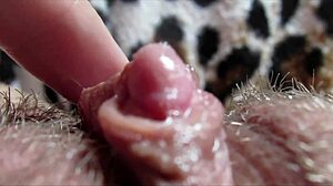 huge clit throbs in orgasmic close-up spasms