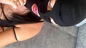 adventures of milfycalla ep 5: neighbour helps with deepthroat and fucking